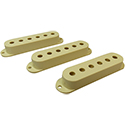 Strat Pickup Cover Set Cream