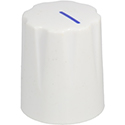 Mini-Fluted knob White-Blue Line