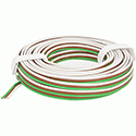 Triple Wire 0,14mm, gn/bn/wh, 5m