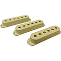 Strat Pickup Cover Set Cream