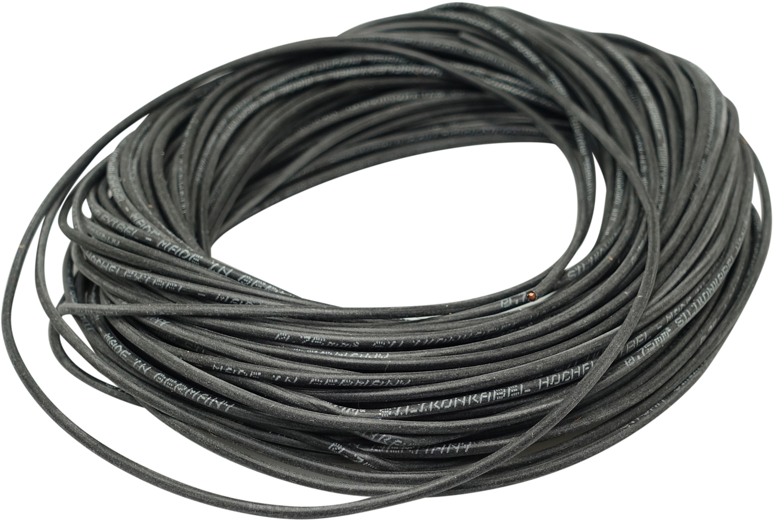 Silicon Wire 0,75mm, black 25m :: Silicon Wire :: Wire and Cable ...