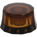 Lampshade Knob Amber