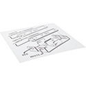 FT-1 AA Battery Orientation Label